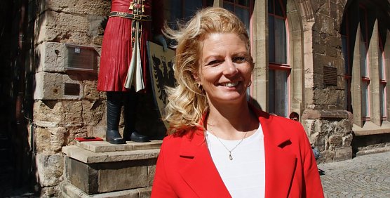 B&uuml;rgermeisterin Rieger ist seit Februar wieder im Dienst und ist nun drei Strafverfahren los (Foto: agl)