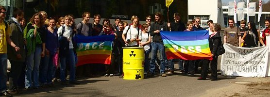 Protestiert (Foto: privat)