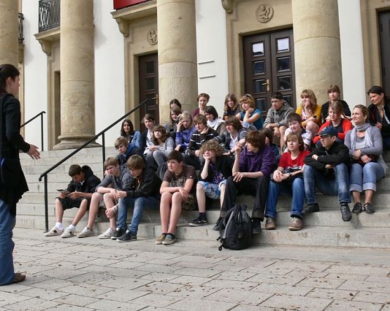 Jenaer Sch&uuml;ler m Nordh&auml;user Theater (Foto: I. K&uuml;hn)