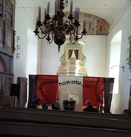 Probe in der Kirche (Foto: Sandra Hesse)