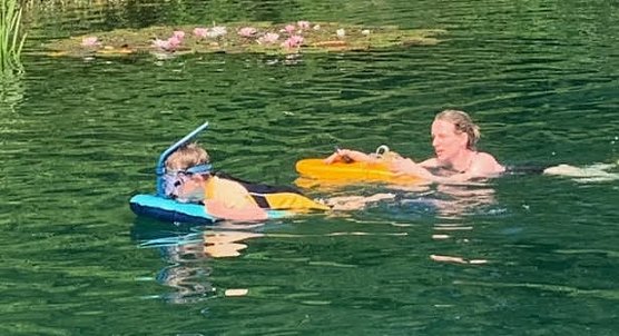 Tauchtraining am und im Kiesschacht (Foto: TSC Neptun)