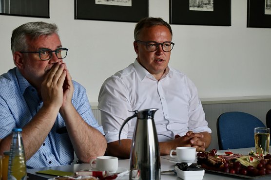 Der CDU Spitzenkandidat f&uuml;r die Landtagswahl war heute in Nordhausen zu Gast (Foto: agl)