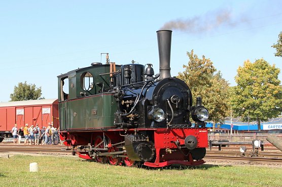 Die Dampflok Hoya des DEV wird am 17. und 18. August fahrplanm&auml;&szlig;ig auf der Selketalbahn verkehren. Weitere Eins&auml;tze erfolgen am Festwochenende 24./25. August in Wernigerode. (Foto: DEV)