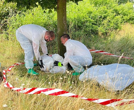 &Uuml;bung f&uuml;r den Ernstfall (Foto: Pressestelle Landratsamt)