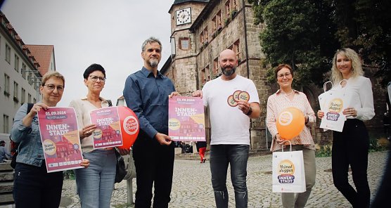 Um das "Heimat Shoppen" am 1. September um eine "Erlebniswelt Innenstadt" zu bereichen haben sich Stadtverwaltung, IHK, SWG und weitere regionale Partner zusammengetan (Foto: agl)
