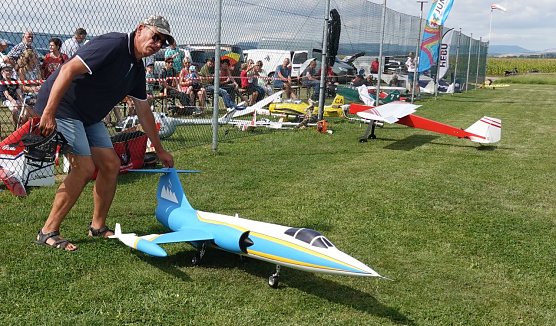 Die F 104 und ihr Erbauer (Foto: nnz)