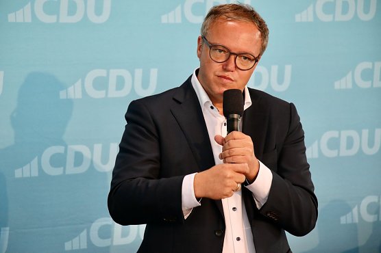 Der CDU Spitzenkandidat für Thüringen, Mario Voigt (Foto: agl) Der CDU Spitzenkandidat für Thüringen, Mario Voigt (Foto: agl)