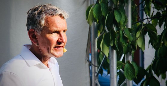 Björn Höcke zu Gast auf dem Rathausplatz (Foto: agl) Björn Höcke zu Gast auf dem Rathausplatz (Foto: agl)