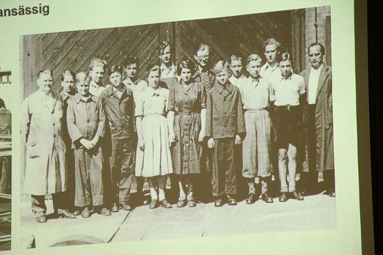 Die ersten Auszubildenden im Jahr 1954 (Foto: agl) Die ersten Auszubildenden im Jahr 1954 (Foto: agl)