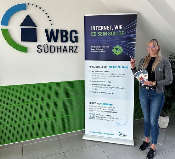 Internet wie es sein sollte - damit wirbt die WBG  (Foto: WBG S&uuml;dharz)