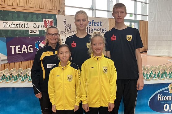 Erfolgreiche Nordhäuser Leichtathleten (Foto: K.Rotter) Erfolgreiche Nordhäuser Leichtathleten (Foto: K.Rotter)