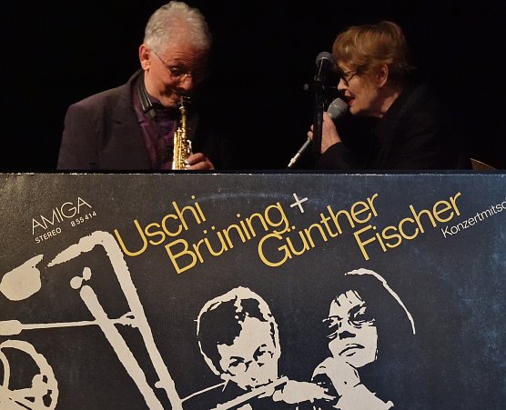 Damals wie heute - Vollblut-Jazz: Uschi Br&uuml;ning und G&uuml;nther Fischer (Foto: psg)