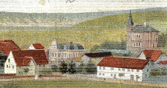 Postkarte mit der "Villa Martha" rechts oben (Foto: Klaus Liebenrodt) Postkarte mit der "Villa Martha" rechts oben (Foto: Klaus Liebenrodt)