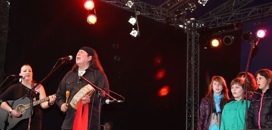 Gesungen (Foto: P. Grabe)