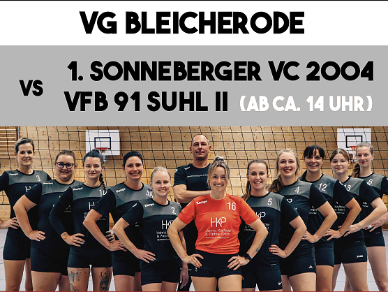 Die Bleicher&ouml;der Volleyball Damen freuen sich auf die Heimspielpremiere (Foto: VG Bleicherode)