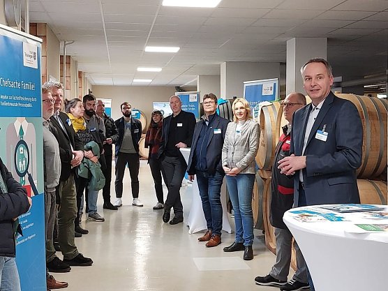 Die Th&uuml;ringer Agentur F&uuml;r Fachkr&auml;ftegewinnung war zu Gast bei Nordbrand (Foto: Pressestelle Landratsamt)