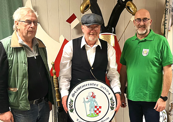 Der neue Bleicheröder Stadtmeister Peter Paul Wojczyk (Foto: Schützenkompanie 1756 Bleicherode) Der neue Bleicheröder Stadtmeister Peter Paul Wojczyk (Foto: Schützenkompanie 1756 Bleicherode)