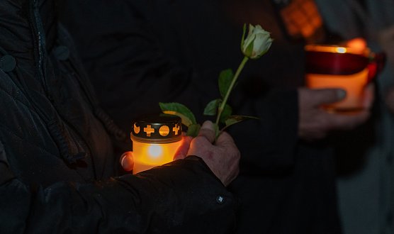 Nordh&auml;user gedachten der Magdeburger Opfer (Foto: S.Tetzel)
