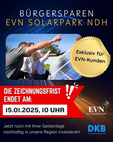 Bürgersparen mit der EVN (Foto: EVN) Bürgersparen mit der EVN (Foto: EVN)