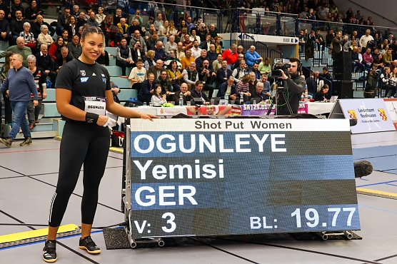 Yemisi Ogunleye zeigte in Nordhausen wieder Bestleistungen (Foto: LRA Nordhausen)