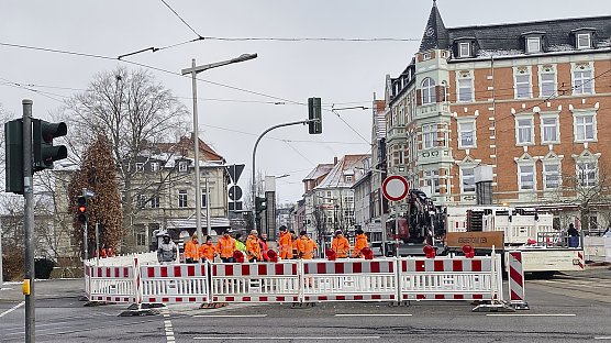 Baubesprechung - Sanierung Bahnhofsbr&uuml;cke Nordhausen (Foto: vgf)