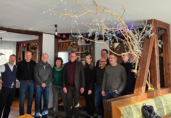 Bodo Ramelow und Donata Vogtschmidt im Gespr&auml;ch mit Betriebsr&auml;ten und Gewerkschaften in Nordhausen (Foto: DIE LINKE. Kreisverband Nordhausen)