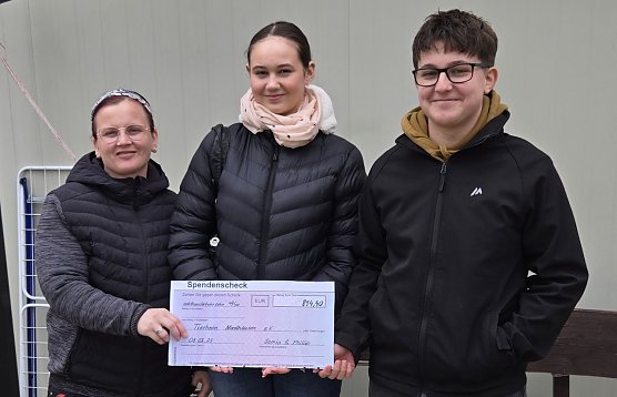 Samira und Phillip freuen sich &uuml;ber ihren Erfolg (Foto: P.Sauer)