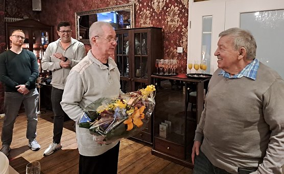 Alfons Jarmuszewski wird verabschiedet (Foto: NSV)