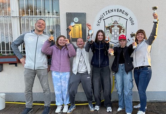 So sehen Sieger aus: die Bleicher&ouml;der Sch&uuml;tzenjugend (Foto: Sch&uuml;tzenkompanie Bleicherode)