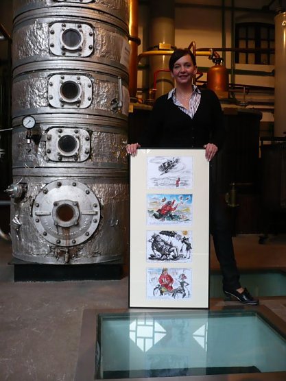 Auktionsobjekt in der Traditionsbrennerei (Foto: Gabriele Gutscher)