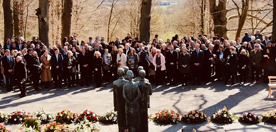 Gedenken zum 80. Jahrestag der Befreiung des KZ Mittelbau-Dora (Foto: agl) Gedenken zum 80. Jahrestag der Befreiung des KZ Mittelbau-Dora (Foto: agl)