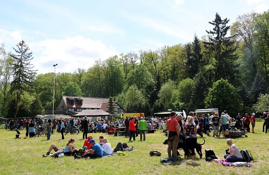 Himmelfahrt an der Obergrasm&uuml;hle (Foto: Pressestelle Landratsamt)