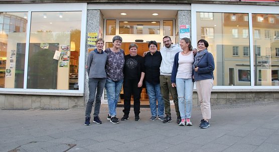 Abschied von der alten Heimstatt - das Buchhaus Rose zieht in die Marktpassage (Foto: agl) Abschied von der alten Heimstatt - das Buchhaus Rose zieht in die Marktpassage (Foto: agl)