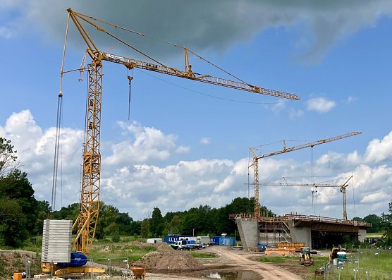 Bauarbeiten an der B243 (Foto: Pressestelle Landratsamt) Bauarbeiten an der B243 (Foto: Pressestelle Landratsamt)