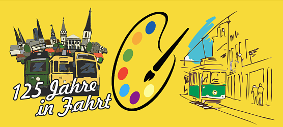 125 Jahre bunte Bahn - zum gro&szlig;en Jubil&auml;um der "Elektrischen" organisiert K&uuml;nstler Axel Schuhmann einen Malwettbewerb (Foto: Axel Schuhmann)