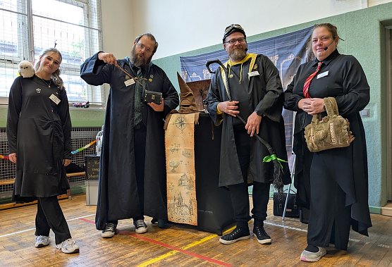 Vier Zauberer in Petersdorf (Foto: K.Berger)