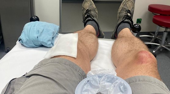 Landrat nach Verfolgungsjagd im Klinikum (Foto: privat)