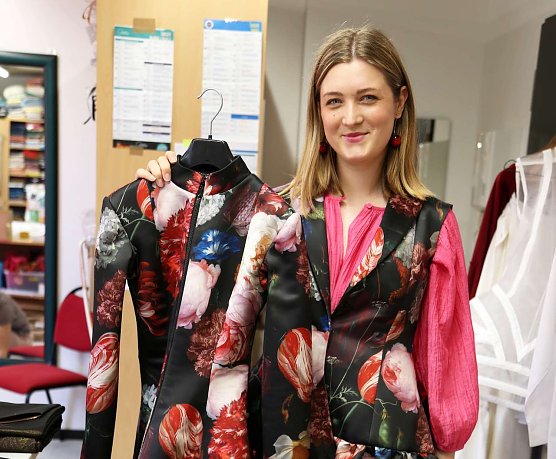 Die Ausstatterin Emma Gaudiano (Foto: R.Liedtke)