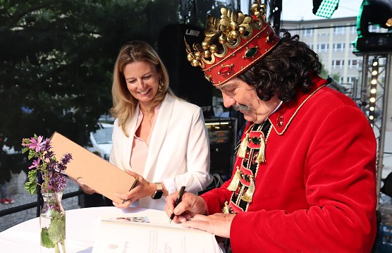 Michale Garke verabschiedete sich als Roland. wer wird sein Nachfolger? (Foto: Stadtverwaltung Nordhausen)