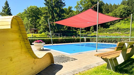 Das neue Familienplanschbecken im Waldbad Ilfeld (Foto: Gemeinde Harztor)