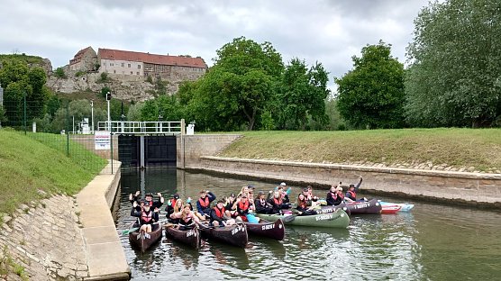 Unstrut-wanderung per Kanu (Foto: K.Schanz) Unstrut-wanderung per Kanu (Foto: K.Schanz)