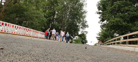 Die Zorgebr&uuml;cke in Krimderode soll kommende Woche freigegeben werden (Foto: agl)