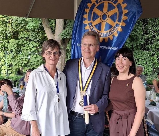 Dr. M&uuml;ller ist neuer Rotarier-Pr&auml;sident (Foto: G.Haase)