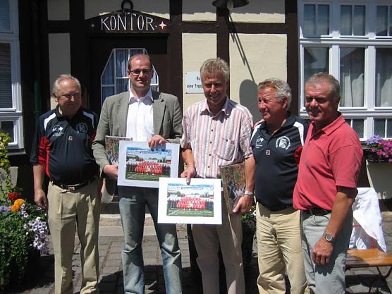 H&auml;nsel (Th&uuml;ringer Fu&szlig;ballverband), Jendricke, Junker, Schuster, Forberger (Foto: AF)