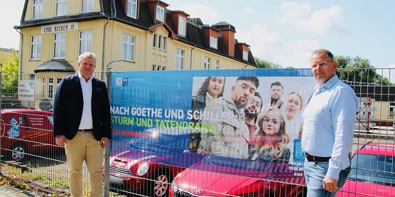 "M&uuml;ssen alle Register ziehen", Ausbildungsoffensive in Nordth&uuml;ringen, v.l.: Christian B&ouml;duel und Ulrich Schlegel von der IHK (Foto: agl)
