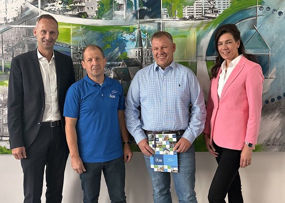 Vorfreude auf den Bau von WBGBlackONe (Foto: WBG Südharz) Vorfreude auf den Bau von WBGBlackONe (Foto: WBG Südharz)