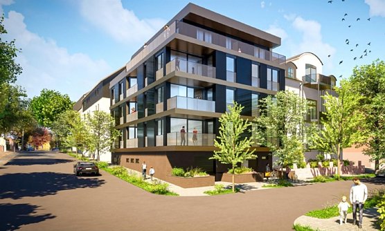 So soll der Neubau am Ende aussehen (Foto: Modell WBG) So soll der Neubau am Ende aussehen (Foto: Modell WBG)