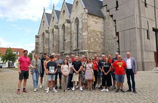 In Ellrich wurden die Sieger der Aktion "Stadtradeln" geehrt (Foto: Pressestelle Landratsamt)