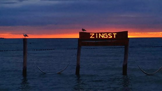 Zingst - wischen Himmel und Meer am Strand. (Foto: Sven Lutze)