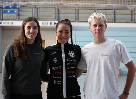 Ein unvergessliches Erlebnis für die jungen Nordhäuser Fechter (Foto: Susanne Nikoleizig) Ein unvergessliches Erlebnis für die jungen Nordhäuser Fechter (Foto: Susanne Nikoleizig)